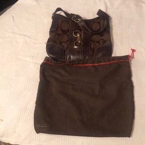 Chocolate Color Coach Purse